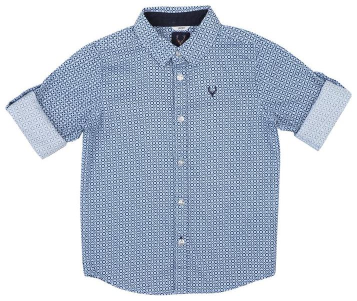 

Allen Solly Boy Cotton Printed Shirt Blue