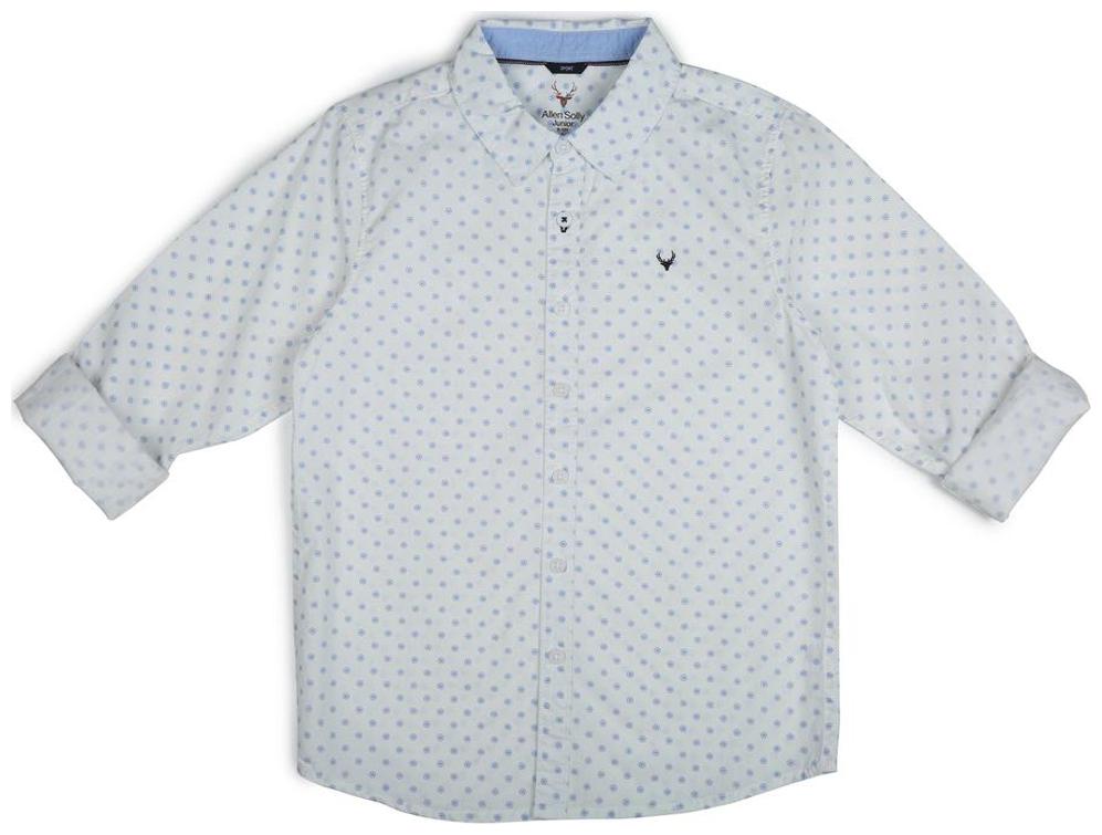 

Allen Solly Boy Cotton Printed Shirt Grey