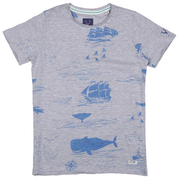 

Allen Solly Boy Cotton Printed T-shirt - Grey