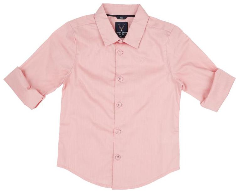 

Allen Solly Boy Cotton blend Solid Shirt Pink