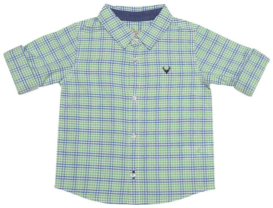 

Allen Solly Cotton Checked Shirt for Baby Boy - Green