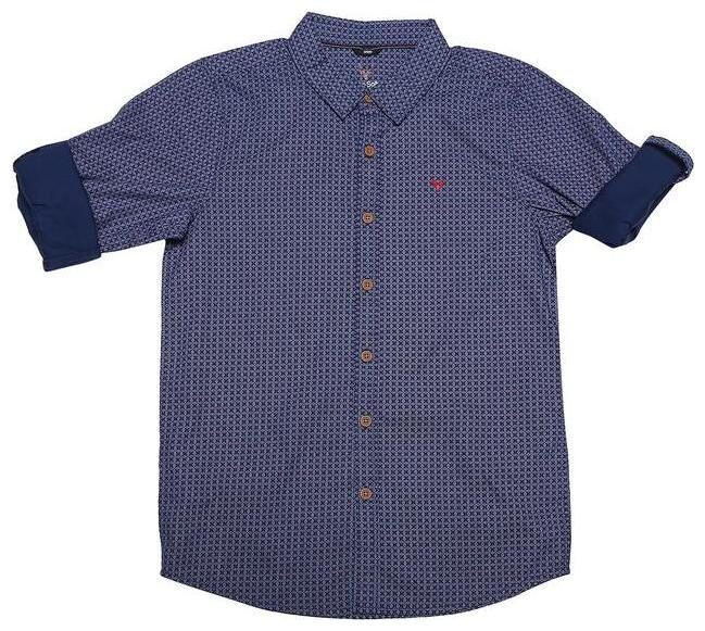 

Allen Solly Boy Cotton Printed Shirt Blue