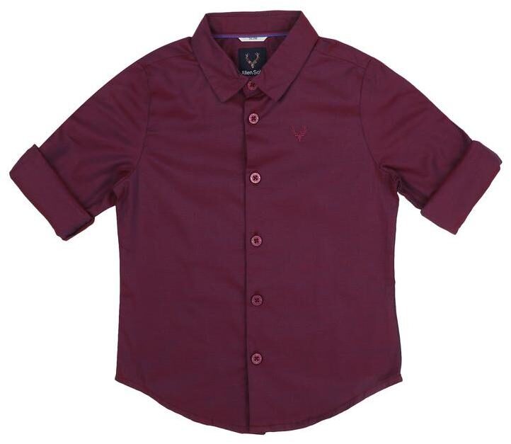 

Allen Solly Boy Cotton Solid Shirt Purple
