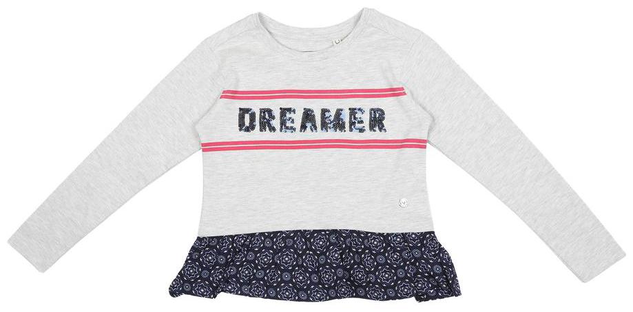 

Allen Solly Girl Cotton Printed T shirt - Grey