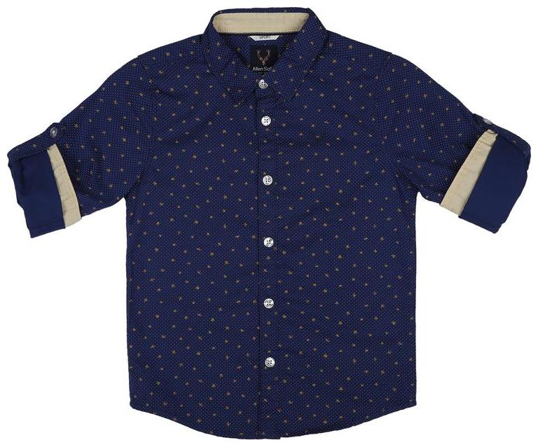 

Allen Solly Boy Cotton Printed Shirt Blue