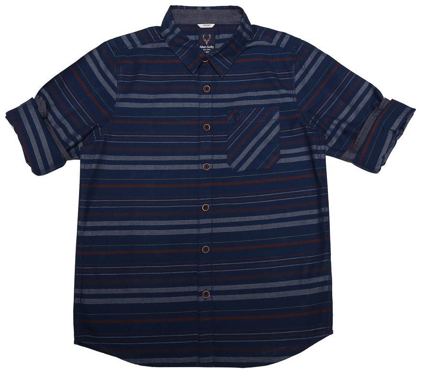 

Allen Solly Boy Cotton Striped Shirt Blue