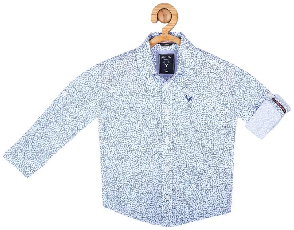 

Allen Solly Boy Cotton Solid Shirt Blue