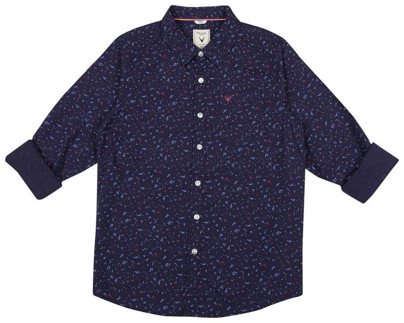 

Allen Solly Boy Cotton Printed Shirt Blue