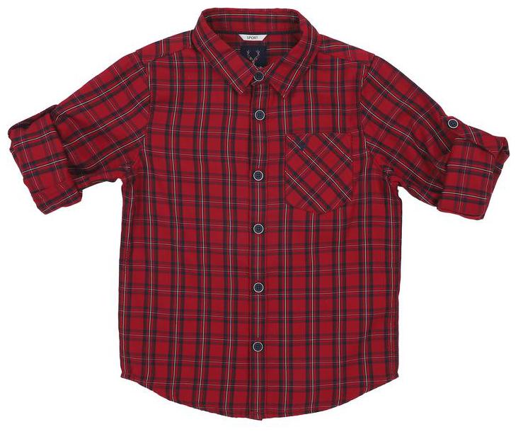 

Allen Solly Boy Polyester Checked Shirt Maroon