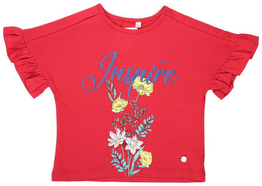 

Allen Solly Girl Cotton Printed T shirt - Red