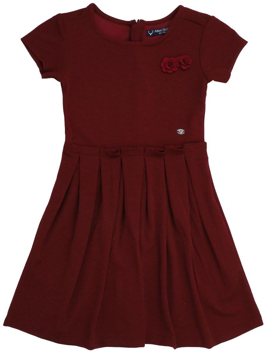 

Allen Solly Polyester Frocks Solid Maroon Color