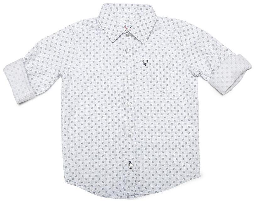 

Allen Solly Boy Cotton Printed Shirt White