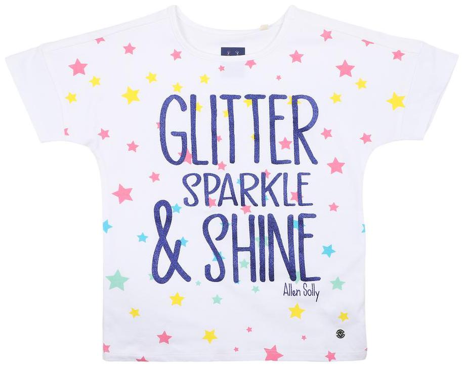 

Allen Solly Girl Blended Printed T shirt - White