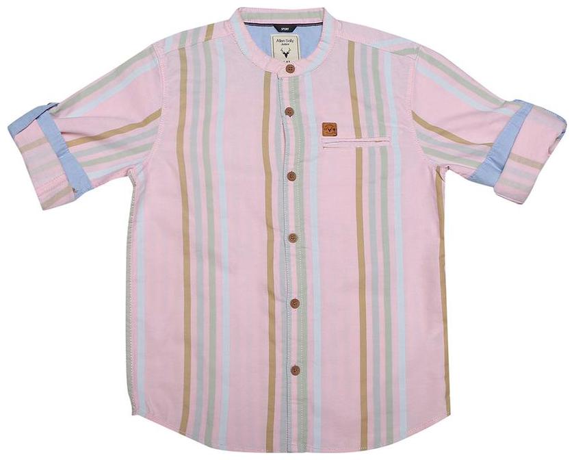 

Allen Solly Boy Cotton Striped Shirt Pink