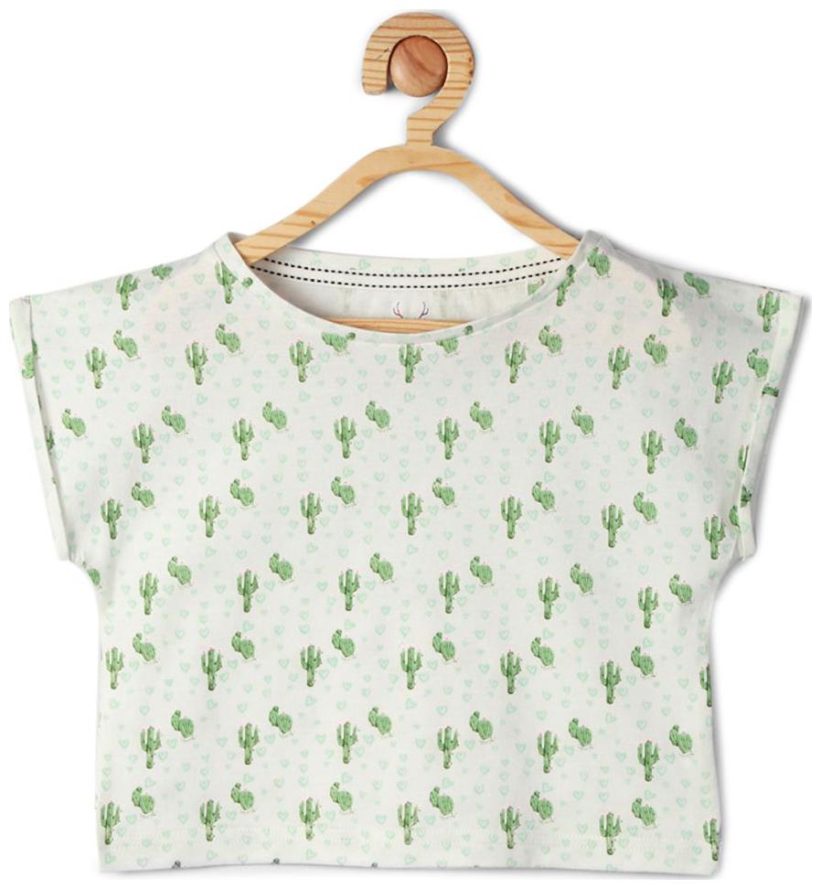 

Allen Solly Cotton Printed Shirt for Baby Girl - Green