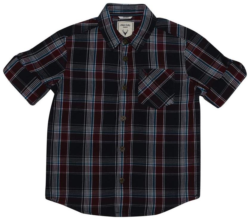 

Allen Solly Boy Cotton Checked Shirt Blue