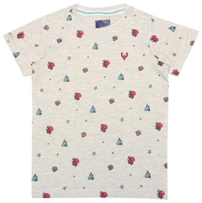 

Allen Solly Boy Cotton Printed T-shirt - Grey
