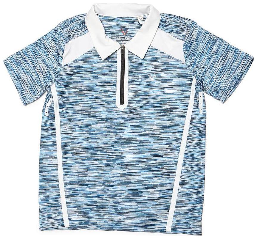 

Allen Solly Boy Poly cotton Solid T-shirt - Blue