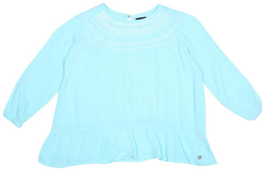 

Allen Solly Girl Viscose Checked Top - Blue