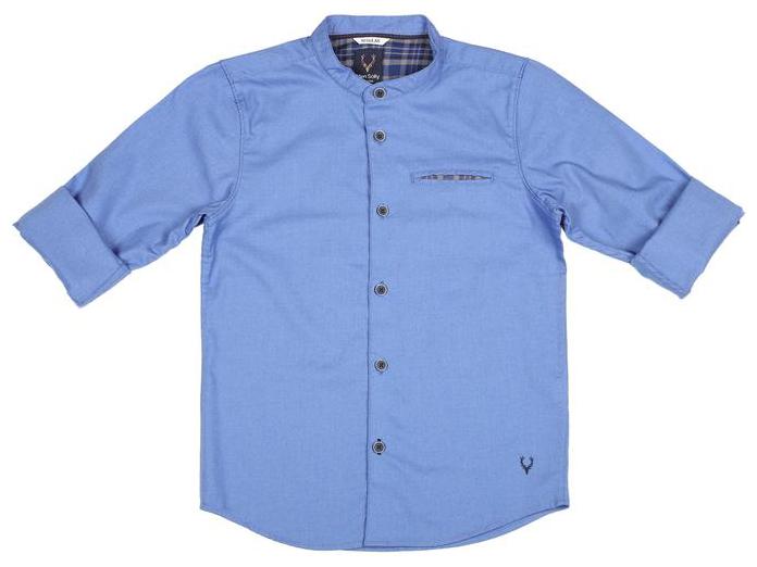 

Allen Solly Boy Cotton Solid Shirt Blue
