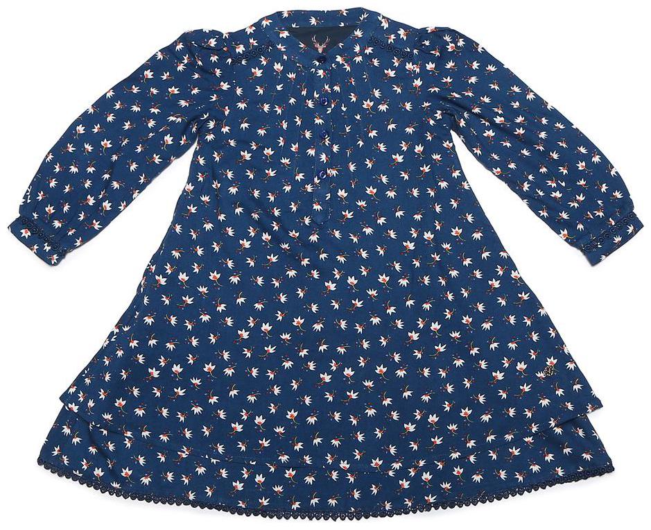 

Allen Solly Blue Cotton 3 4th Sleeves Knee Length Princess Frock ( Pack of 1 )