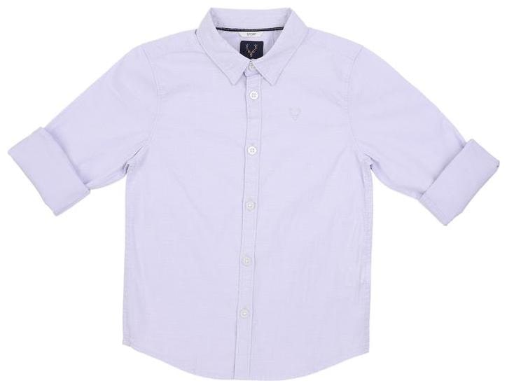 

Allen Solly Boy Cotton Solid Shirt Purple