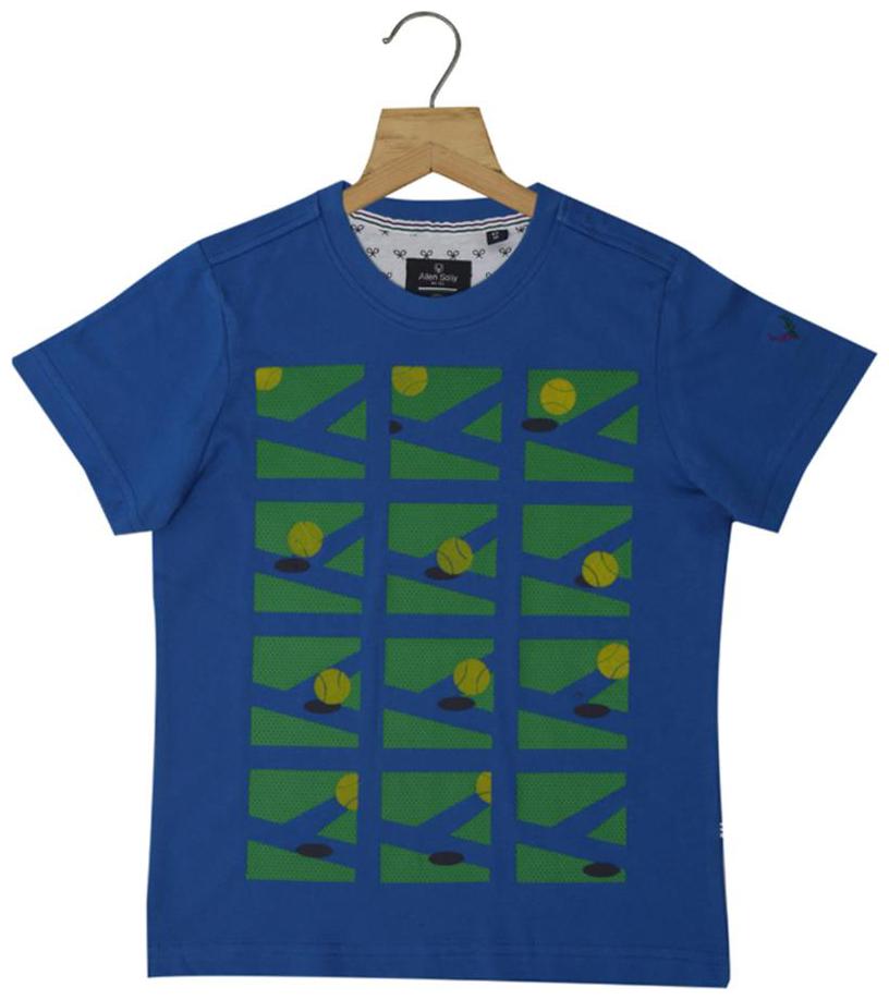 

Allen Solly Boy Cotton Printed T-shirt - Blue