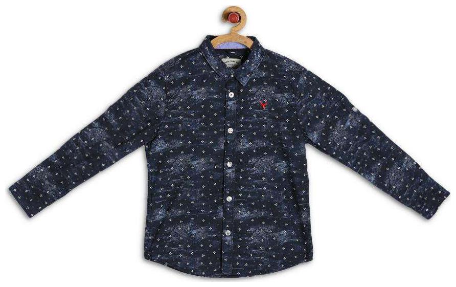 

Allen Solly Boy Blended Printed Shirt Blue