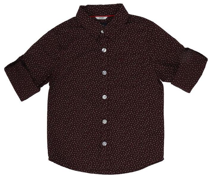 

Allen Solly Boy Cotton Printed Shirt Maroon