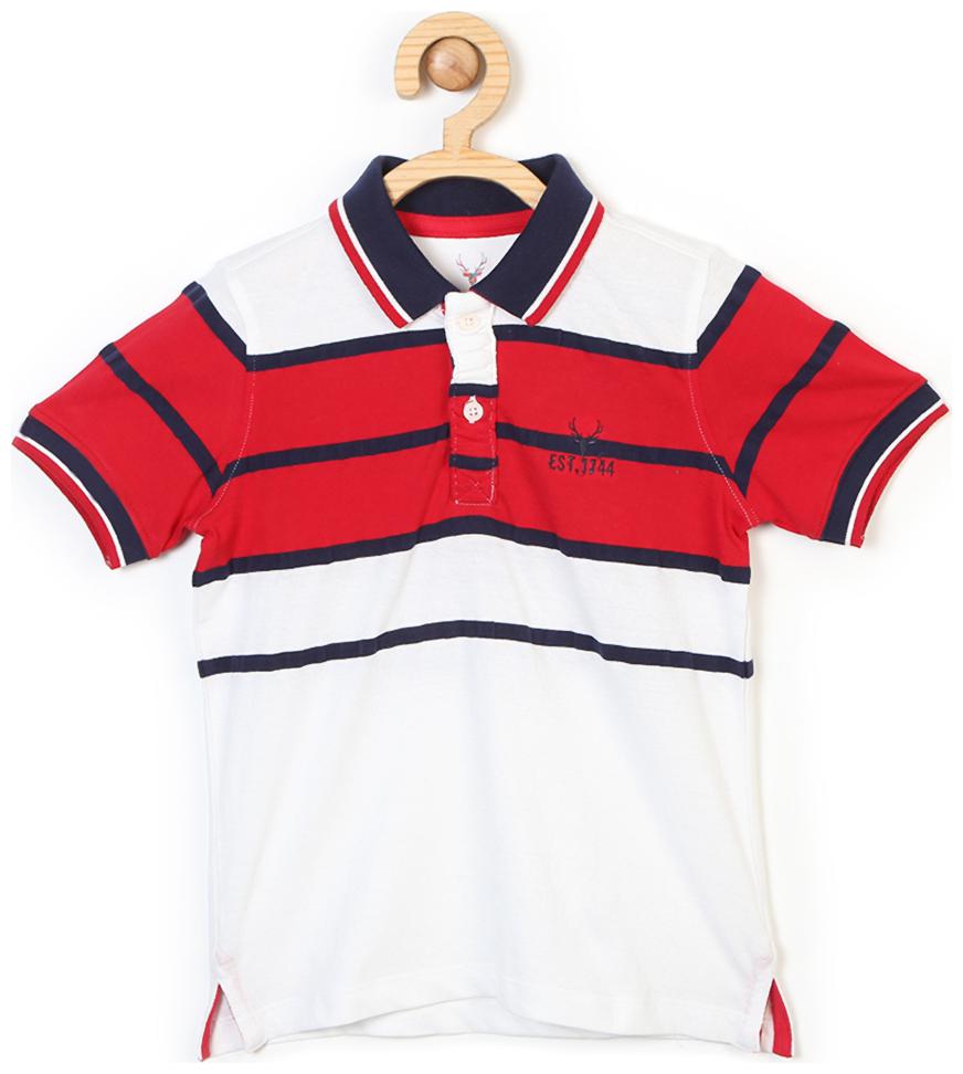 

Allen Solly Blended Regular Fit White T Shirt