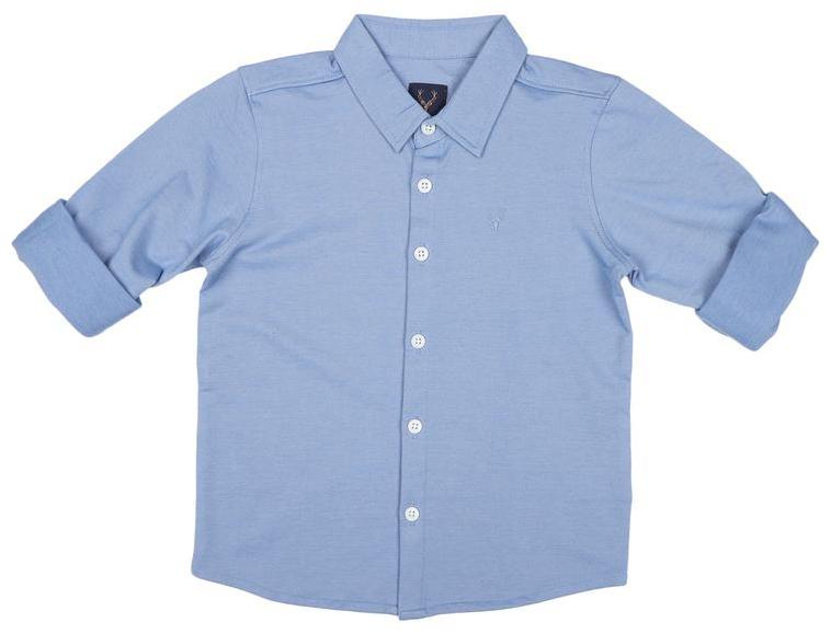 

Allen Solly Boy Cotton blend Solid Shirt Blue
