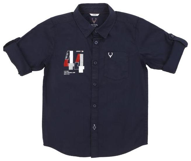 

Allen Solly Boy Cotton Printed Shirt Blue