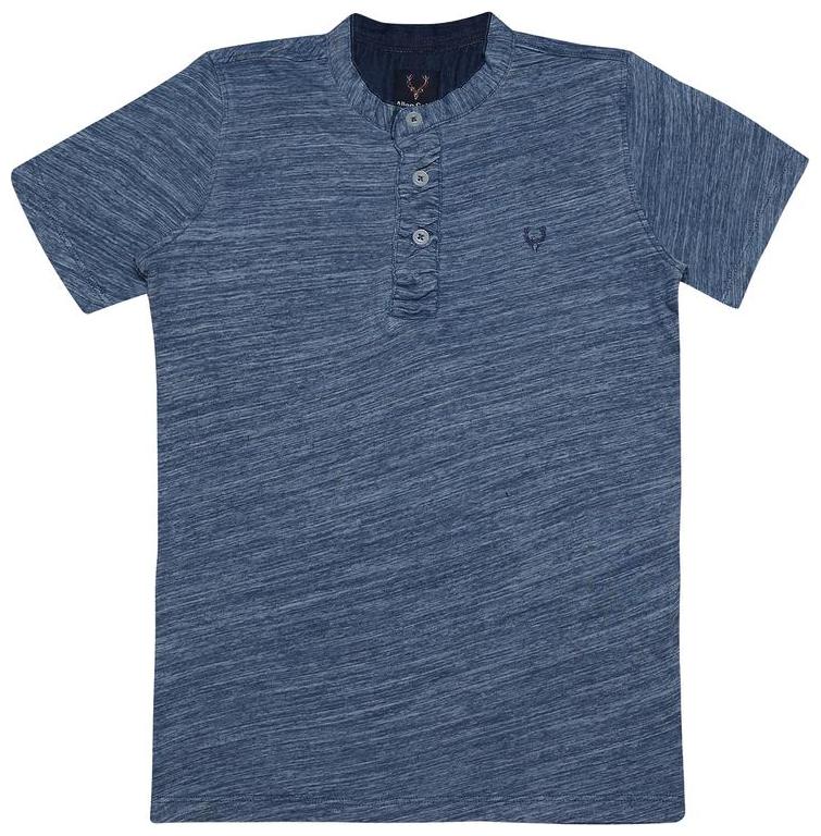 

Allen Solly Boy Cotton Solid T-shirt - Blue