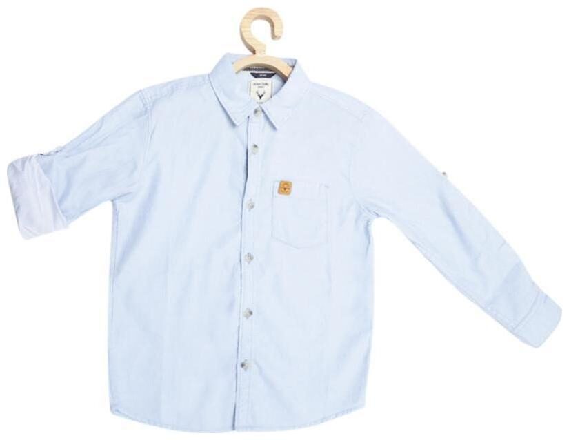 

Allen Solly Boy Cotton Solid Shirt Blue