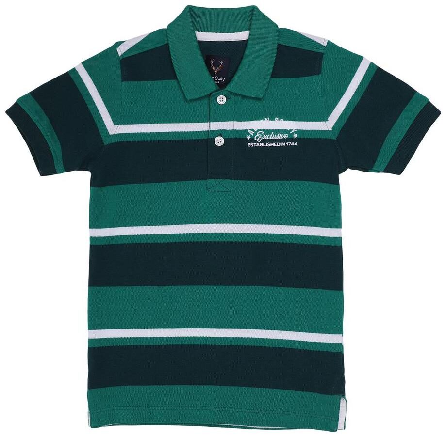 

Allen Solly Boy Cotton Striped T-shirt - Green