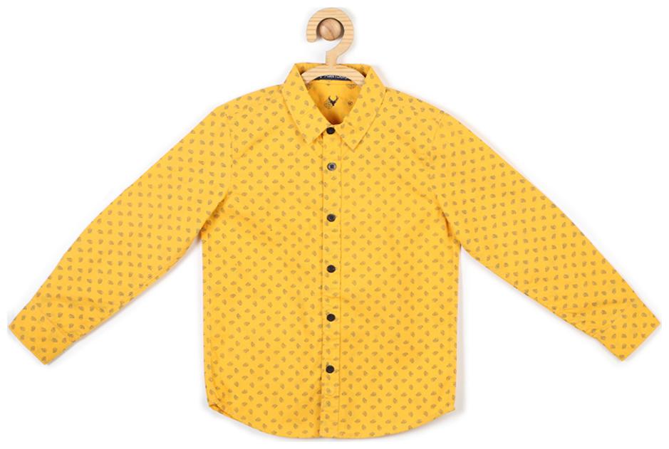 

Allen Solly Boy Blended Printed Shirt Yellow