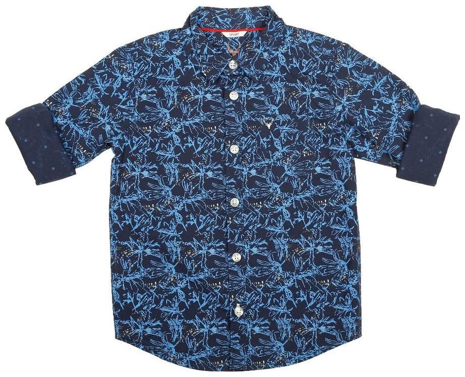 

Allen Solly Boy Cotton Printed Shirt Blue