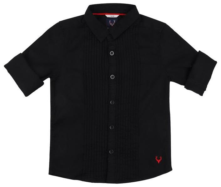 

Allen Solly Boy Cotton Solid Shirt Black