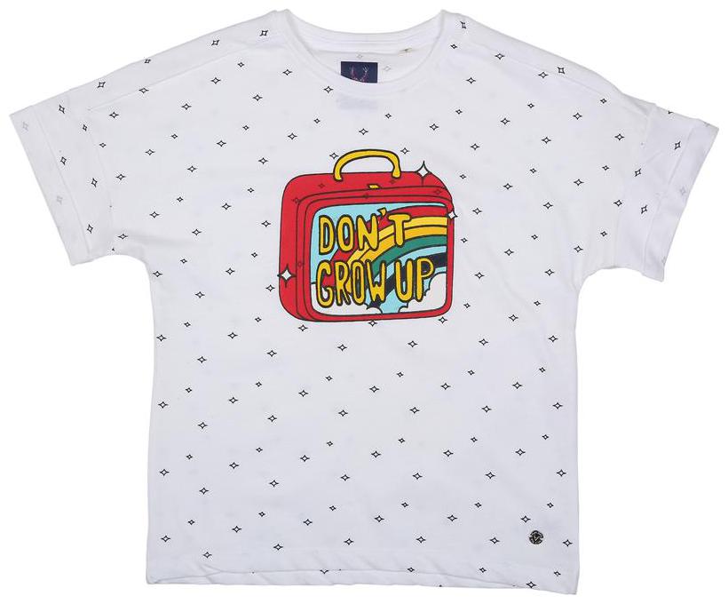 

Allen Solly Girl Cotton Printed T shirt - White