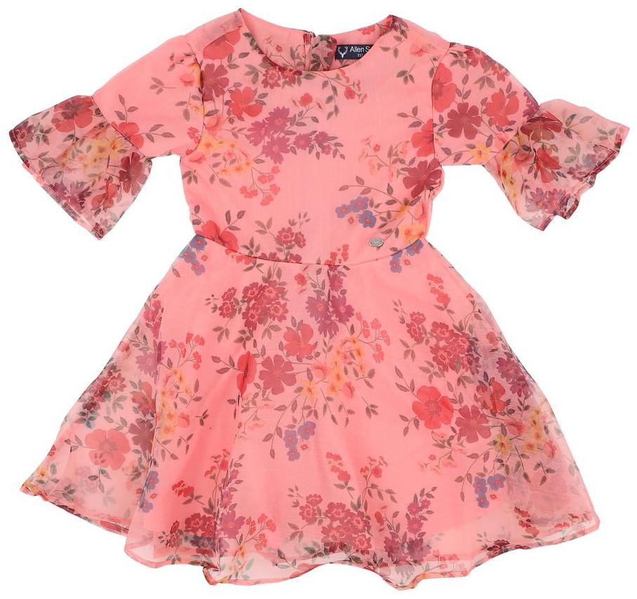 

Allen Solly Orange Polyester 3 4th Sleeves Knee Length Princess Frock ( Pack of 1 )