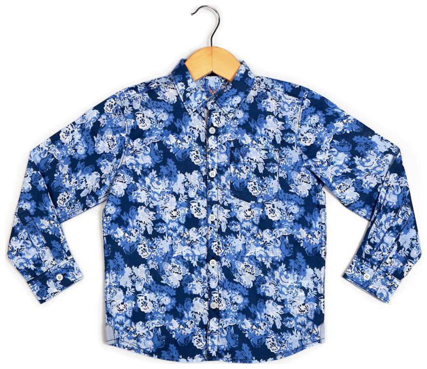 

Allen Solly Boy Cotton Printed Shirt Blue