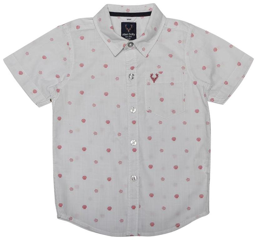 

Allen Solly Boy Cotton Printed Shirt White