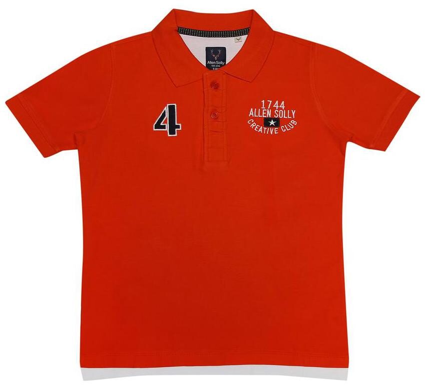 

Allen Solly Boy Cotton Solid T-shirt - Red
