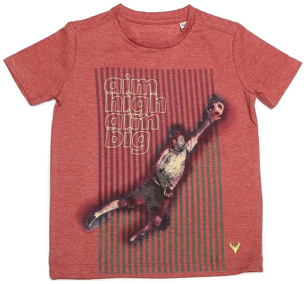 

Allen Solly Boy Cotton Printed T-shirt - Pink