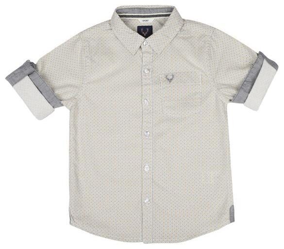 

Allen Solly Boy Cotton Printed Shirt Grey