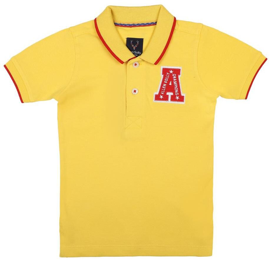 

Allen Solly Boy Cotton Solid T-shirt - Yellow