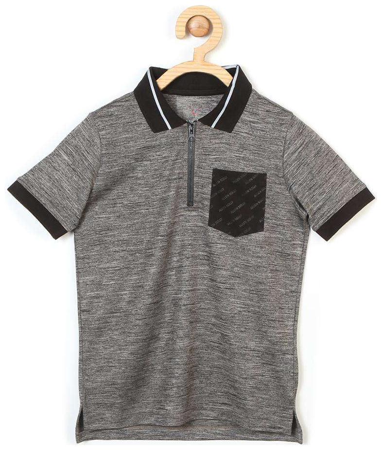 

Allen Solly Boy Blended Solid T-shirt - Grey