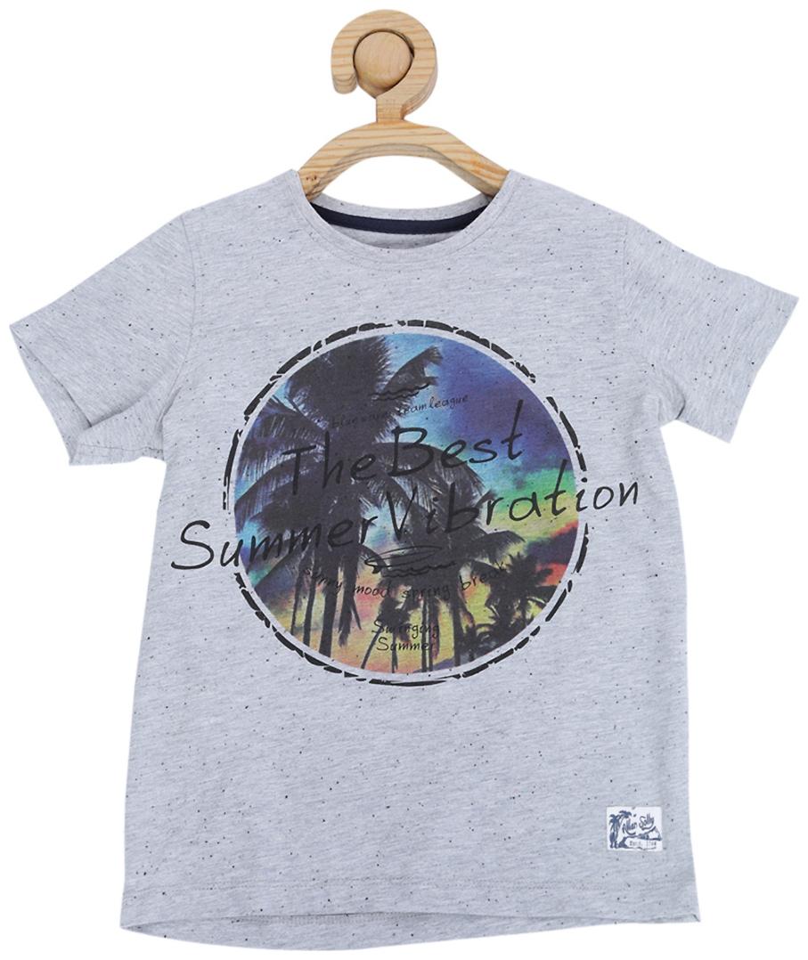 

Allen Solly Boy Blended Solid T-shirt - Grey
