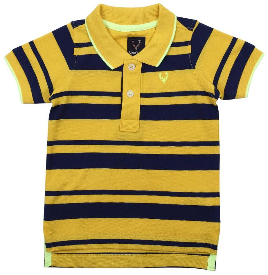 

Allen Solly Boy Cotton Striped T-shirt - Yellow