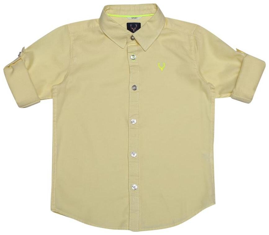

Allen Solly Boy Cotton Solid Shirt Yellow